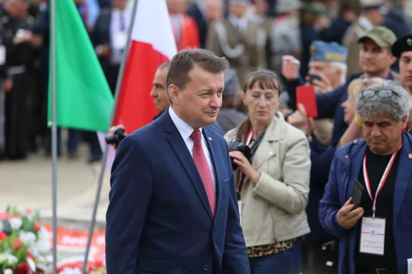 Cassino Italia Mayo 2019 Ministro Polaco Mariusz Blaszczak — Foto de Stock