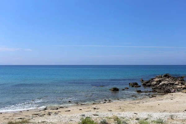 Lygia Preveza, Grèce - 18 juillet 2019 : La plage et le cristal — Photo