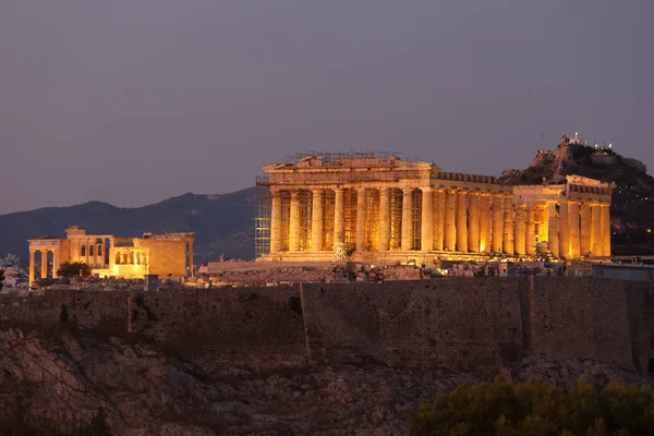 Athens, Greece - July 20, 2019: The Acropolis of Athens Unesco h — Stock Photo, Image