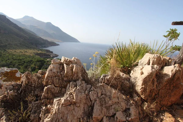 Castellammare Del Golfo San Vito Capo Giugno 2016 Riserva Naturale — Foto Stock