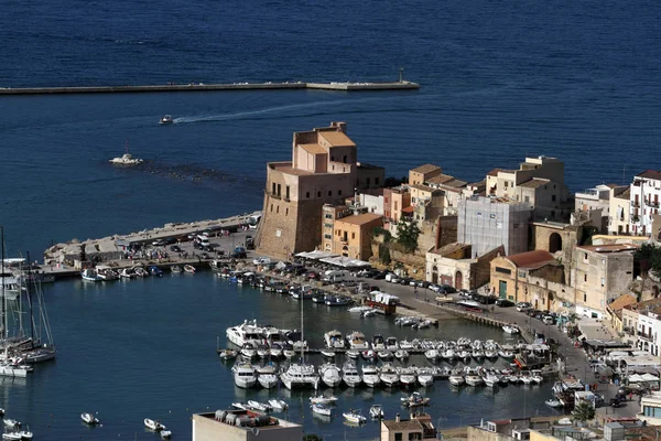 Castellammare Del Golfo Giugno 2016 Panoramica Della Città Balneare Castellammare — Foto Stock