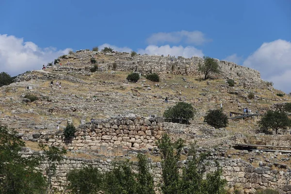 Micene Grecia Luglio 2019 Sito Archeologico Dell Antica Città Micene — Foto Stock