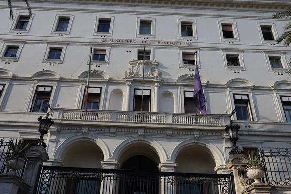 Rome, Italy - October 18, 2019: The seat of the Ministry of Tran — Stock Photo, Image