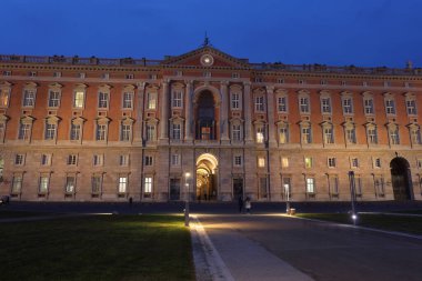 Caserta, İtalya - 18 Aralık 2019: Caserta Kraliyet Sarayı