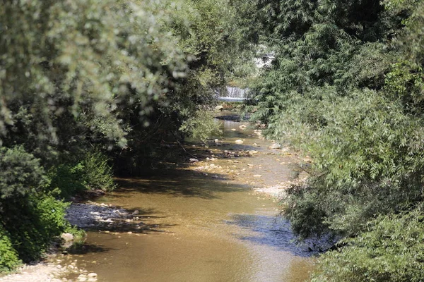 Der Fluss Melfa Atina Inferiore — Stockfoto