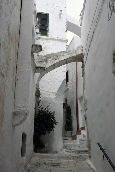 Ostuni Italien Oktober 2010 Die Berühmte Altstadt Von Ostuni Auch — Stockfoto