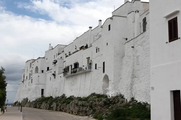 Ostuni Italie Octobre 2010 Célèbre Vieille Ville Ostuni Aussi Appelée — Photo