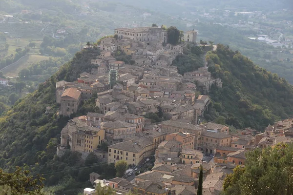 Arpino Italy September 2020 View City 免版税图库图片