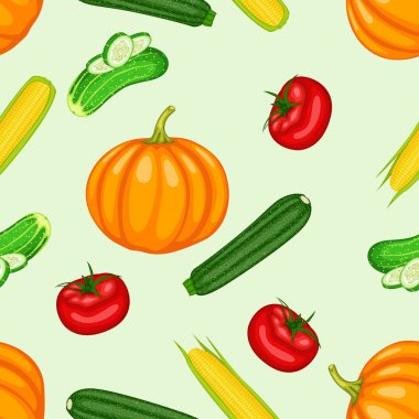 Organik sebze koleksiyonu kümesi vektör çizim