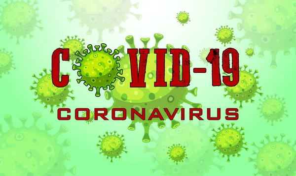 Ilustração Vetorial Conceito Ilustração Doença Por Coronavírus Covid —  Vetores de Stock