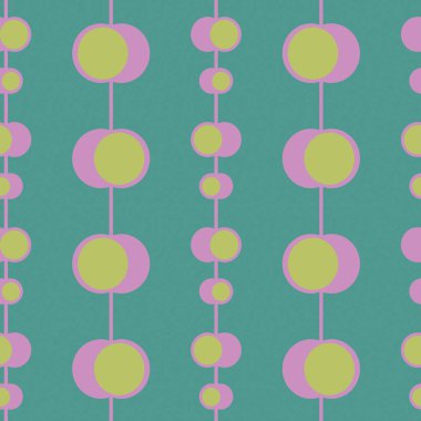 Çemberlerle soyut desen