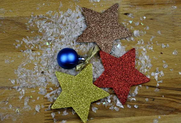 Decoração Natal Com Velas Aromáticas — Fotografia de Stock