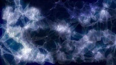 Düşünme süreçlerinin gösteren soyut animasyon.