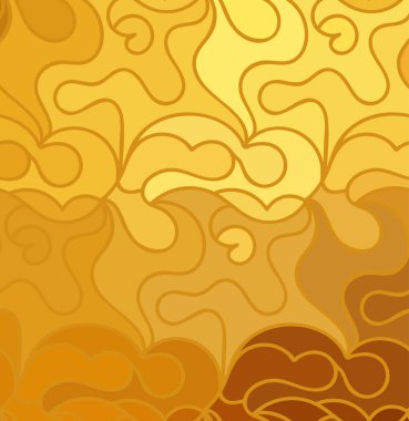 Karalama el çizimlerinin vektör dalga arkaplanı