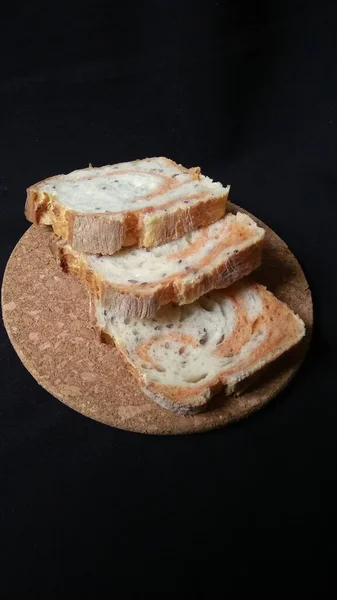 Leckeres Essen Hummus Hausgemachtes Hefefreies Brot — Stockfoto