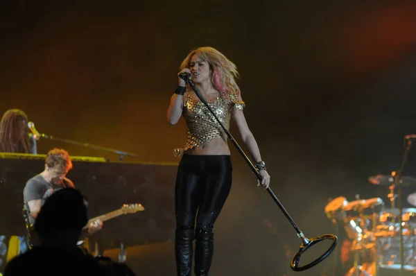 Rio Janeiro September 2011 Sängerin Shakira Tritt Beim Rock Rio — Stockfoto