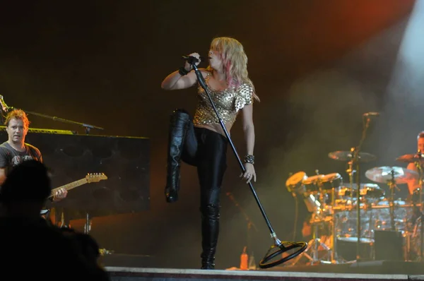 Rio Janeiro Września 2011 Singer Shakira Podczas Rock Rio Janeiro — Zdjęcie stockowe