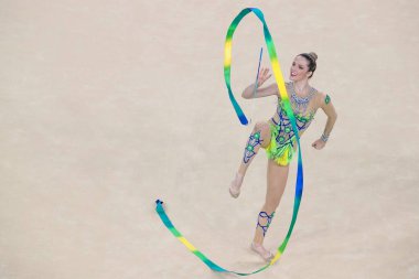Ginasrica Ritmik Durante os jogos olimpicos de 2016
