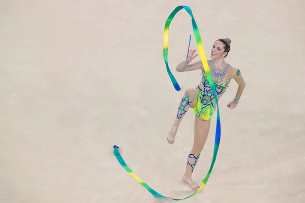 Ginasrica Ritmic Durante Jogos Olimpicos 2016 – stockfoto