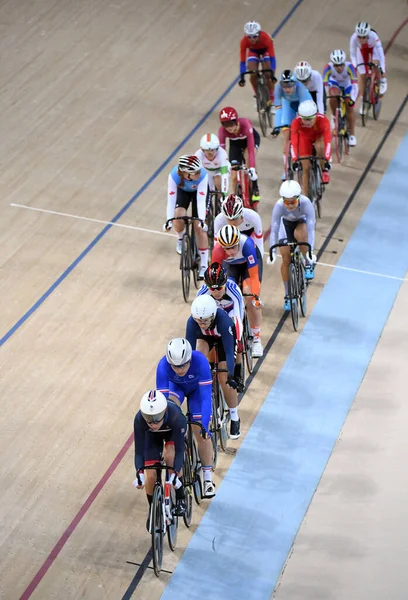 Track Cycling Dutch Male Persecuting Team Velodrome Olímpico Rio Rio — Foto de Stock