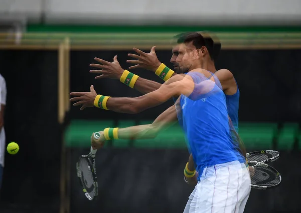 Tenis 2016 Olympicsplayer Djokovic — Fotografie, imagine de stoc