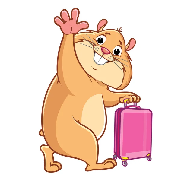 Komik Hamster çıkartmaları. Duygular.