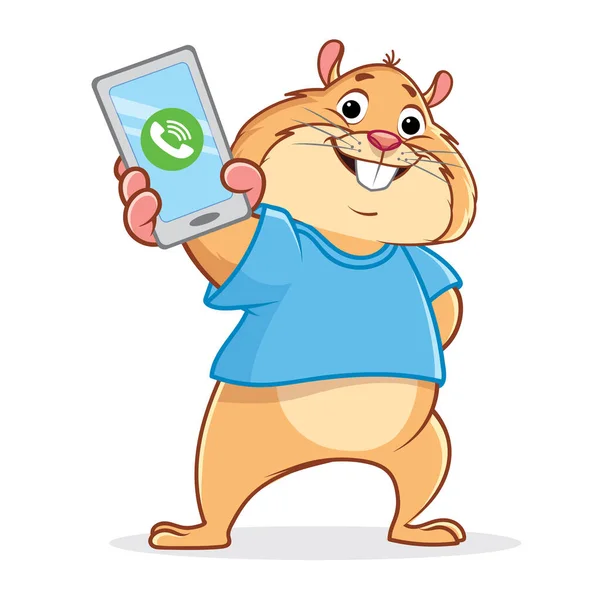 Komik Hamster çıkartmaları. Duygular.