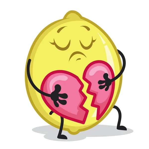 Emoções Engraçadas Gengibre Limão —  Vetores de Stock