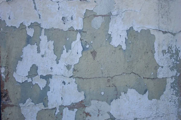 Multi Colored Wall Peeling Plaster Shabby Look Texture Background — Stock Photo, Image