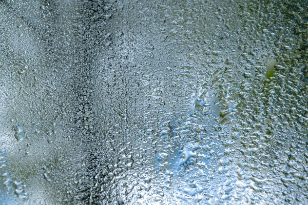 Tekstura Kropli Deszczu Odbija Się Powierzchni Lustra — Zdjęcie stockowe