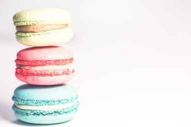 Güzel renkli macaroons