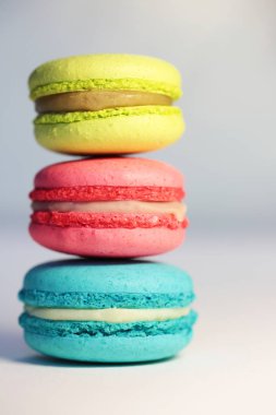 Güzel renkli macaroons