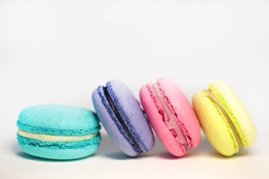 Güzel renkli macaroons
