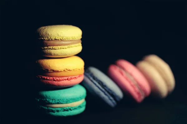 Macaroons coloridos bonitos — Fotografia de Stock