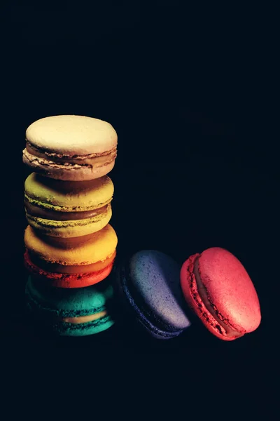 Macaroons coloridos bonitos — Fotografia de Stock