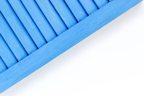Niebieskie tło. Drewniane niebieskie poziome tło desek. Puste do projektowania. — Zdjęcie stockowe