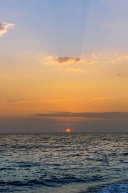 Deniz on Sunset. güzel gün batımı