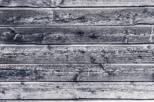 Texture en vieux bois noir et blanc avec motifs naturels — Photo