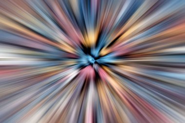 Çok renkli flaş. Soyut arka plan. Flaş efektli fotoğraf.