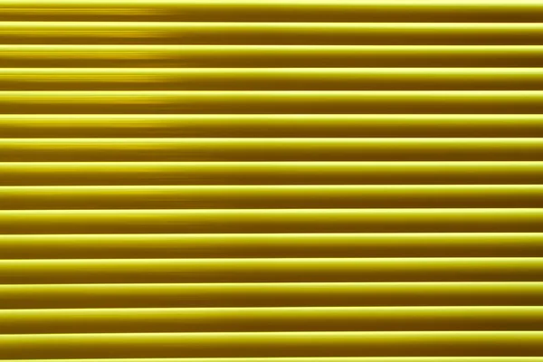Gelbe Metalljalousien Abstrakter Kreativer Hintergrund — Stockfoto