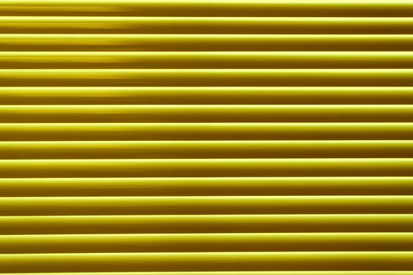 Estores Metal Amarelo Contexto Criativo Abstrato — Fotografia de Stock