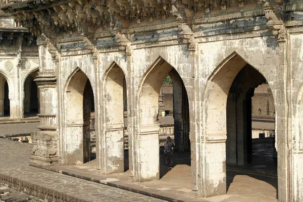 Tumba Mezquita Ibrahim Rauza Ciudad Bidzhapur India — Foto de Stock