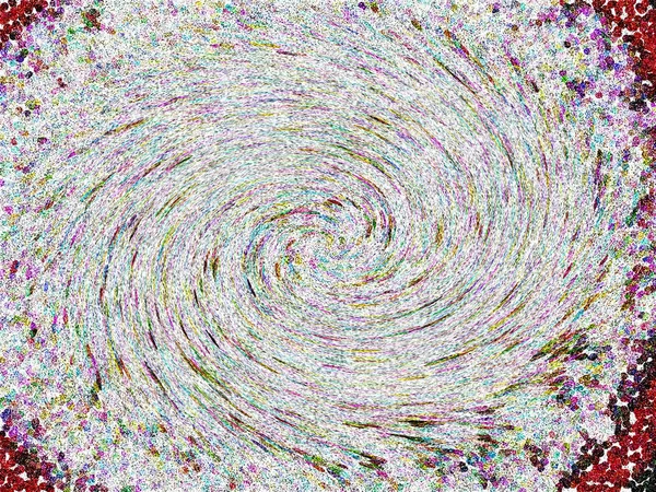 Farbe Abstrakten Hintergrund Form Der Gedrehten Spirale — Stockfoto