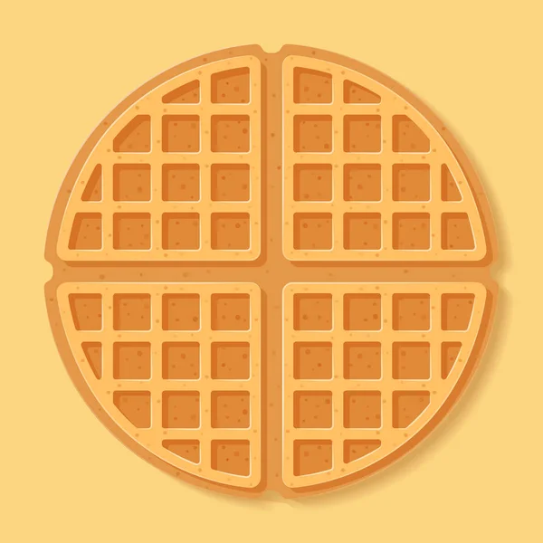 Waffle Vector Illustration — Stock Vector