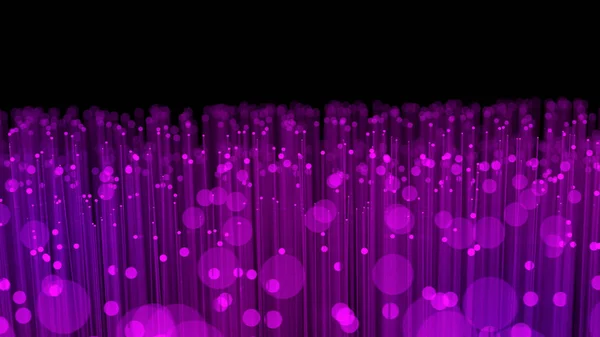 Glowing Optical Fiber Abstract Background Render — Stock Photo, Image