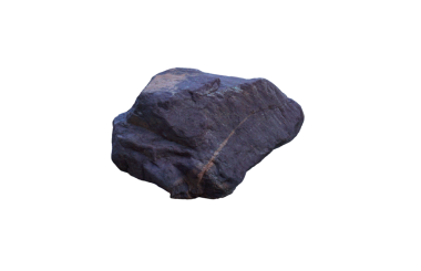 Beyaz zemin üzerinde kırmızı taş