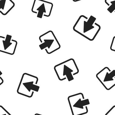 Giriş kapı simgesi Dikişsiz desen arka plan. İş kavramı vektör çizim. Çıkış kapı kapı giriş sembolü desen.