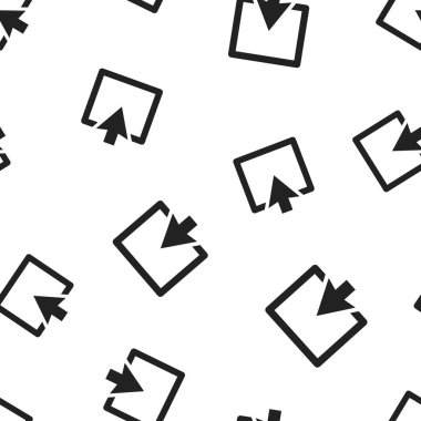 Giriş kapı simgesi Dikişsiz desen arka plan. İş kavramı vektör çizim. Çıkış kapı kapı giriş sembolü desen.