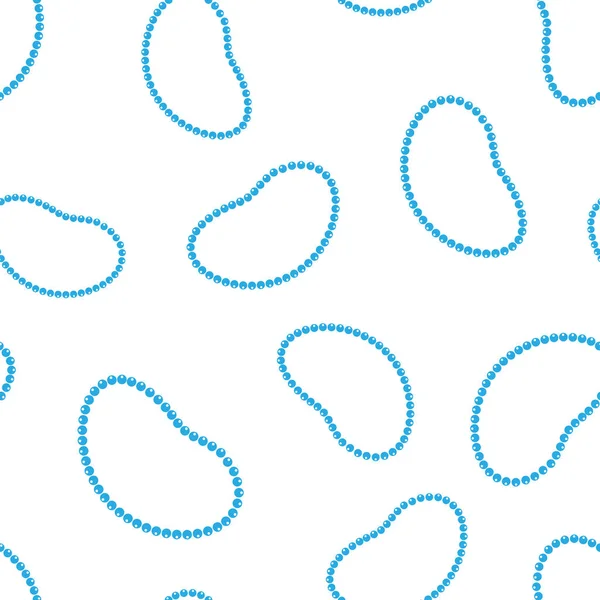 Kolye boncuk simgesi Dikişsiz desen arka plan. İş kavramı vektör çizim. Mardi gras boncuk takı sembolü desen.