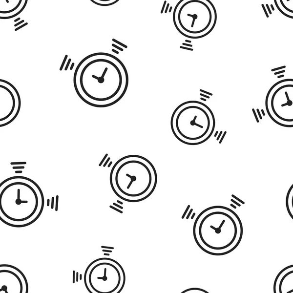 時計タイマー アイコンのシームレスなパターン背景 ビジネス概念ベクトル イラスト 時間アラーム ストップウォッチ時計柄 — ストックベクタ